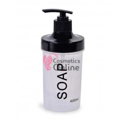 Recipient din plastic cu pompita pentru sapun lichid, 400 ml, art MJ 1140493